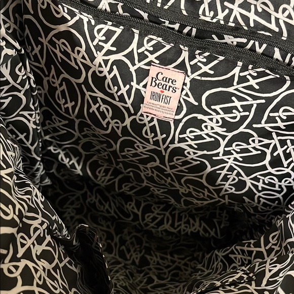 Iron Fist Blue and Pink Crossbody Bag with Cartoon Cats - Picture 5 of 7